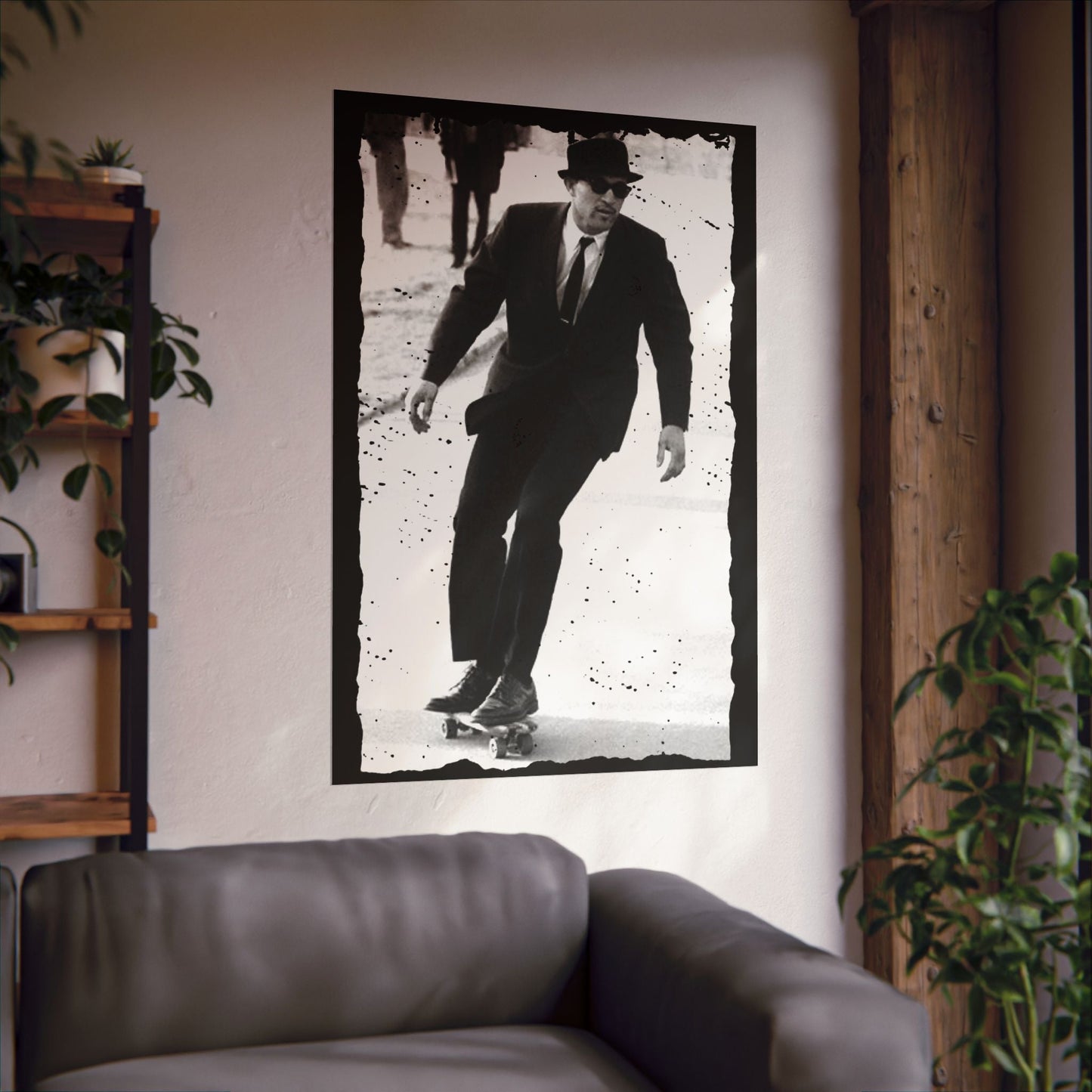 Poster - Skater Suit Poster | Wall Art | Skateboard, Funny, Retro & Vintage from Crypto Zoo Tees