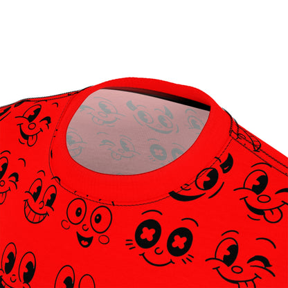 All Over Prints - Smiley Faces AOP Shirt | All Over Print | Retro & Vintage from SHIRT MONSTERS (Formally Crypto Zoo Tees)