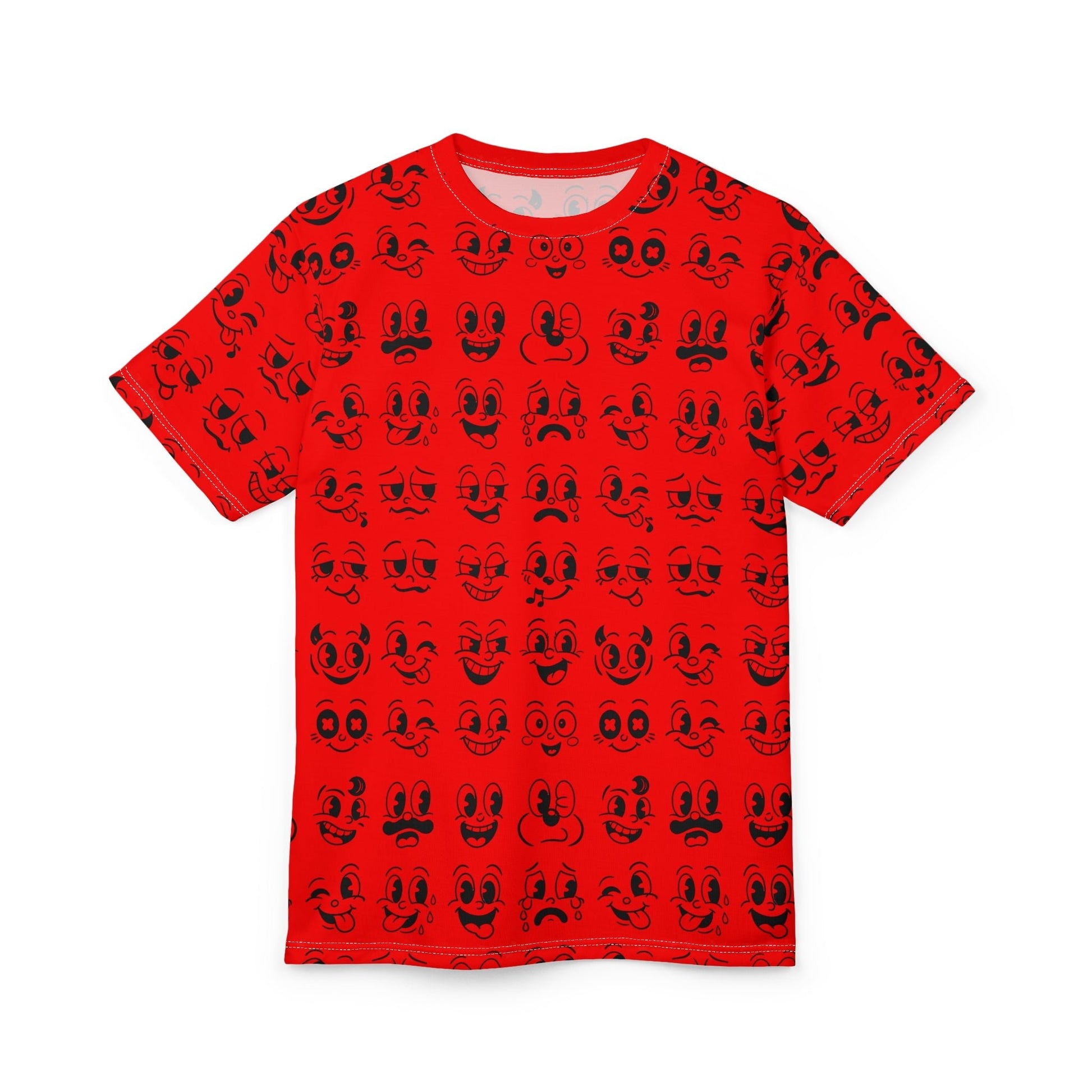 All Over Prints - Smiley Faces AOP Shirt | All Over Print | Retro & Vintage from SHIRT MONSTERS (Formally Crypto Zoo Tees)
