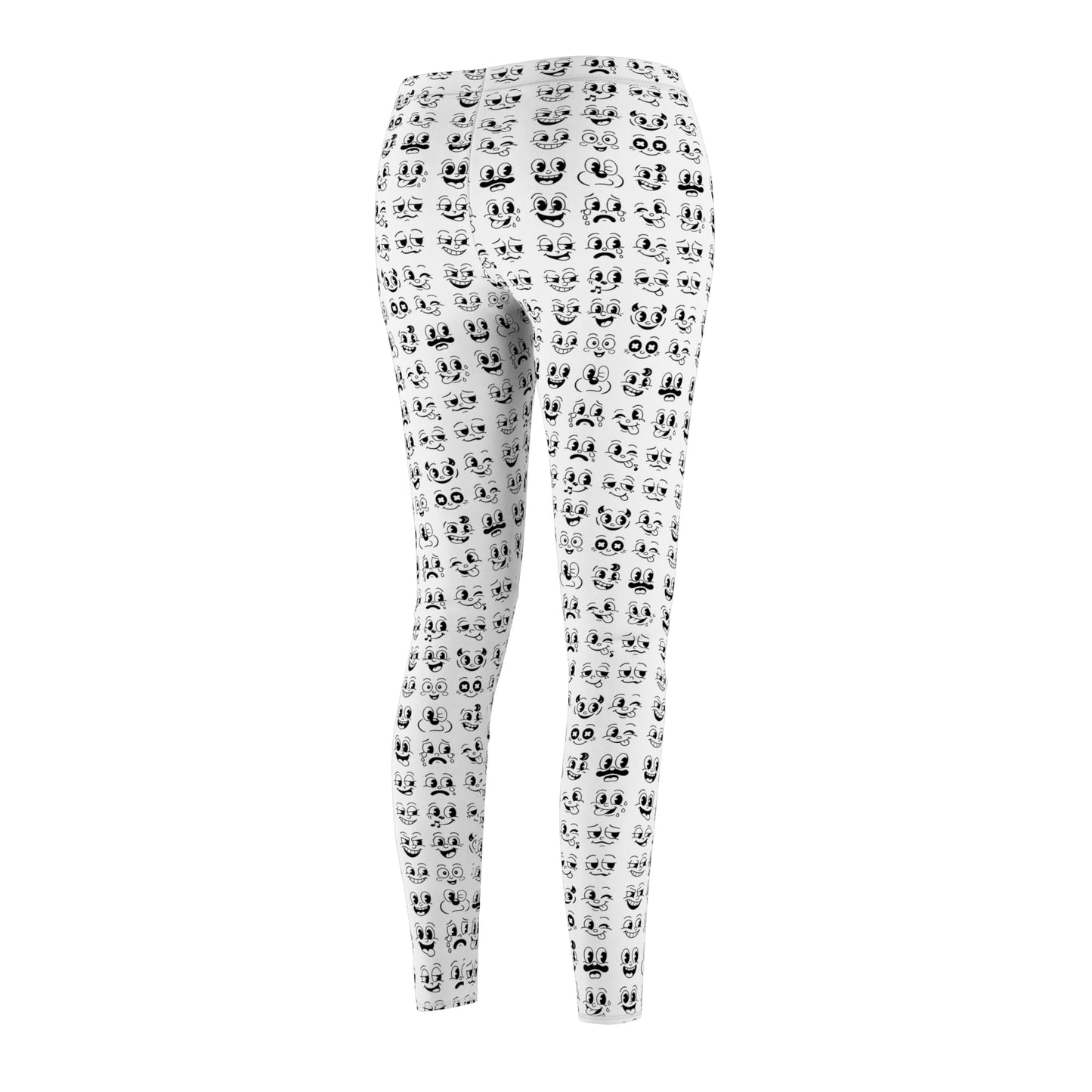 All Over Prints - Smiley Faces Leggings | Retro & Vintage | AOP Tights from SHIRT MONSTERS (Formally Crypto Zoo Tees)