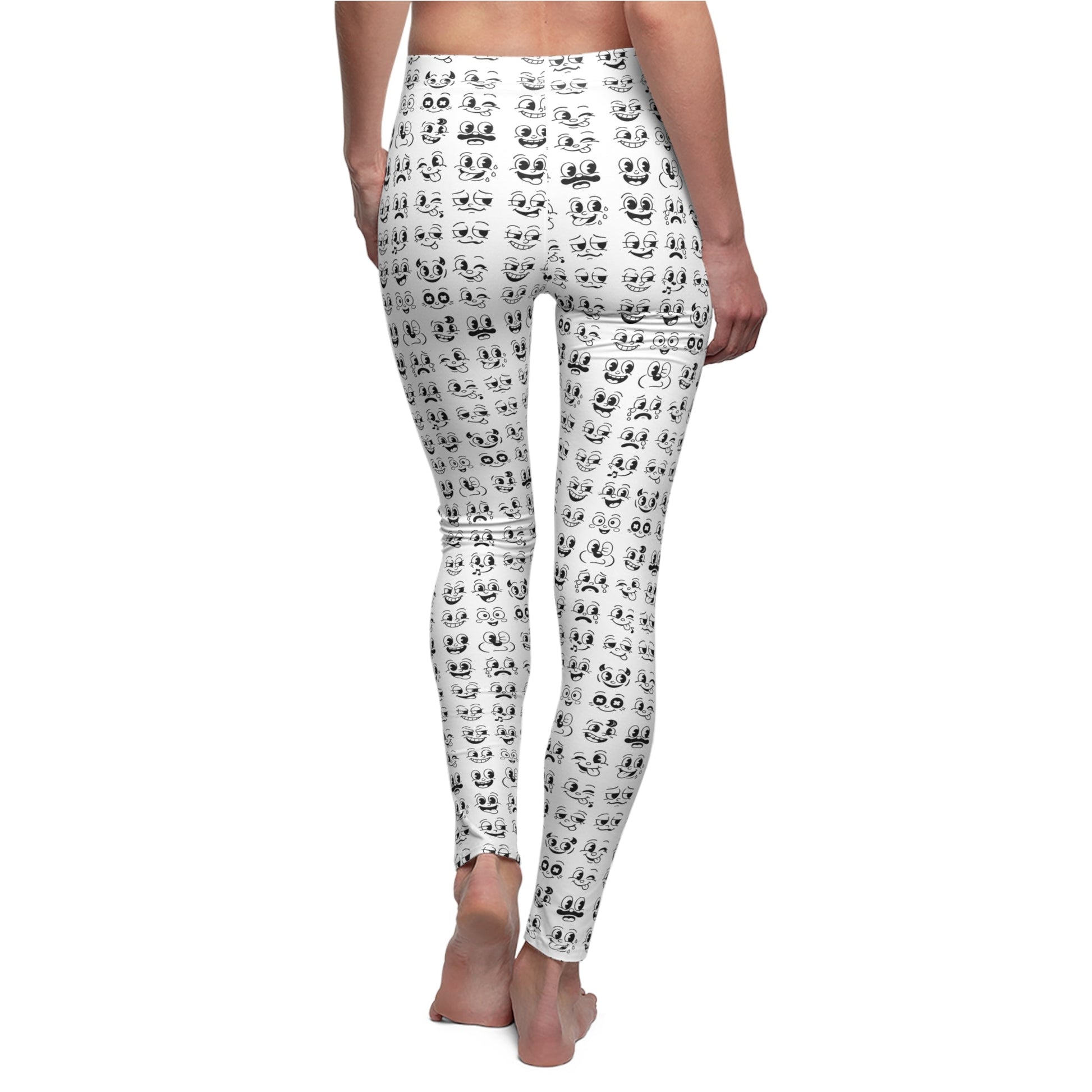 All Over Prints - Smiley Faces Leggings | Retro & Vintage | AOP Tights from SHIRT MONSTERS (Formally Crypto Zoo Tees)
