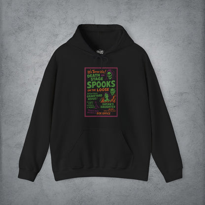 T-Shirt - Spookshow | Halloween, Retro & Vintage | Unisex Shirt, Ladies Tee, Tank Top, Long Sleeve, Sweatshirt, Hoodie from Crypto Zoo Tees