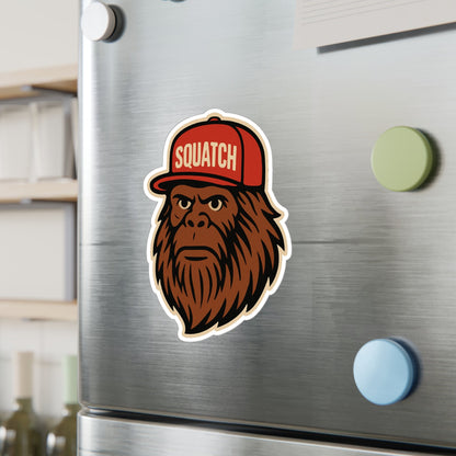 Paper products - Squatch Hat Sticker | Cryptids, Funny | Rockabilly, Punk from Crypto Zoo Tees