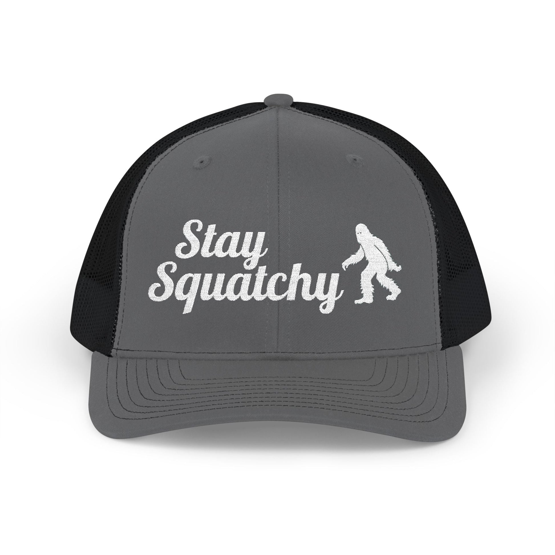 Hats - Stay Squatchy Hat | Trucker Cap | Bigfoot, Funny from Crypto Zoo Tees