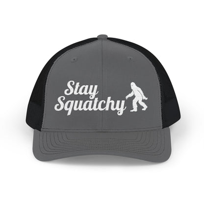 Hats - Stay Squatchy Hat | Trucker Cap | Bigfoot, Funny from Crypto Zoo Tees