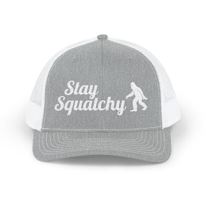 Hats - Stay Squatchy Hat | Trucker Cap | Bigfoot, Funny from Crypto Zoo Tees
