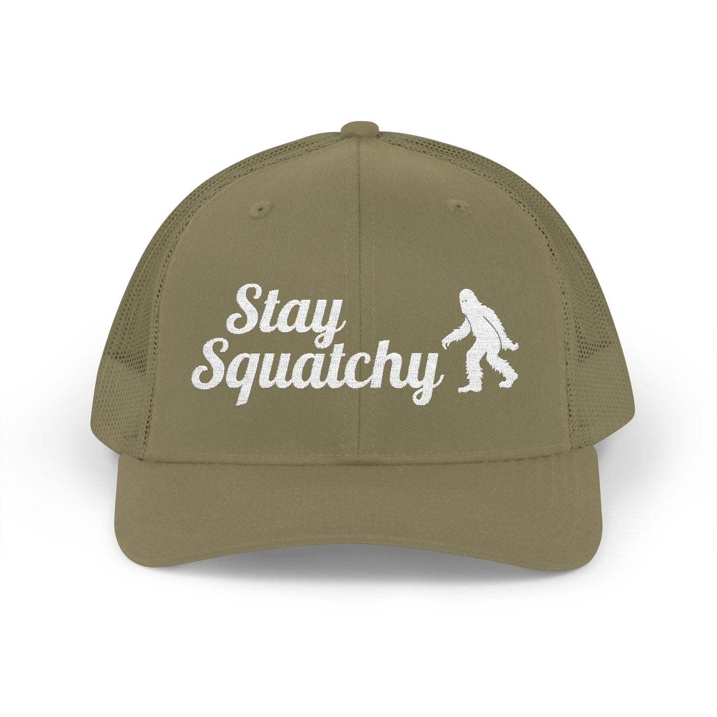 Hats - Stay Squatchy Hat | Trucker Cap | Bigfoot, Funny from Crypto Zoo Tees