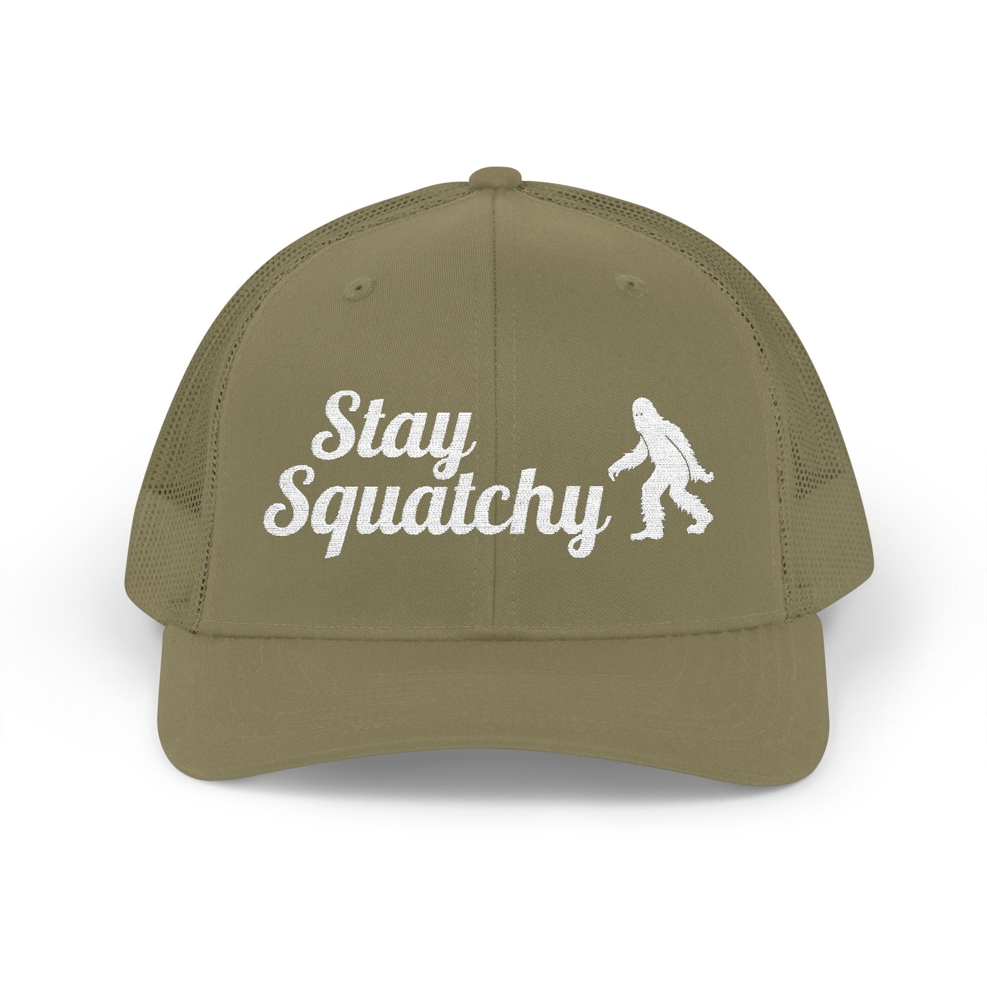 Hats - Stay Squatchy Hat | Trucker Cap | Bigfoot, Funny from Crypto Zoo Tees