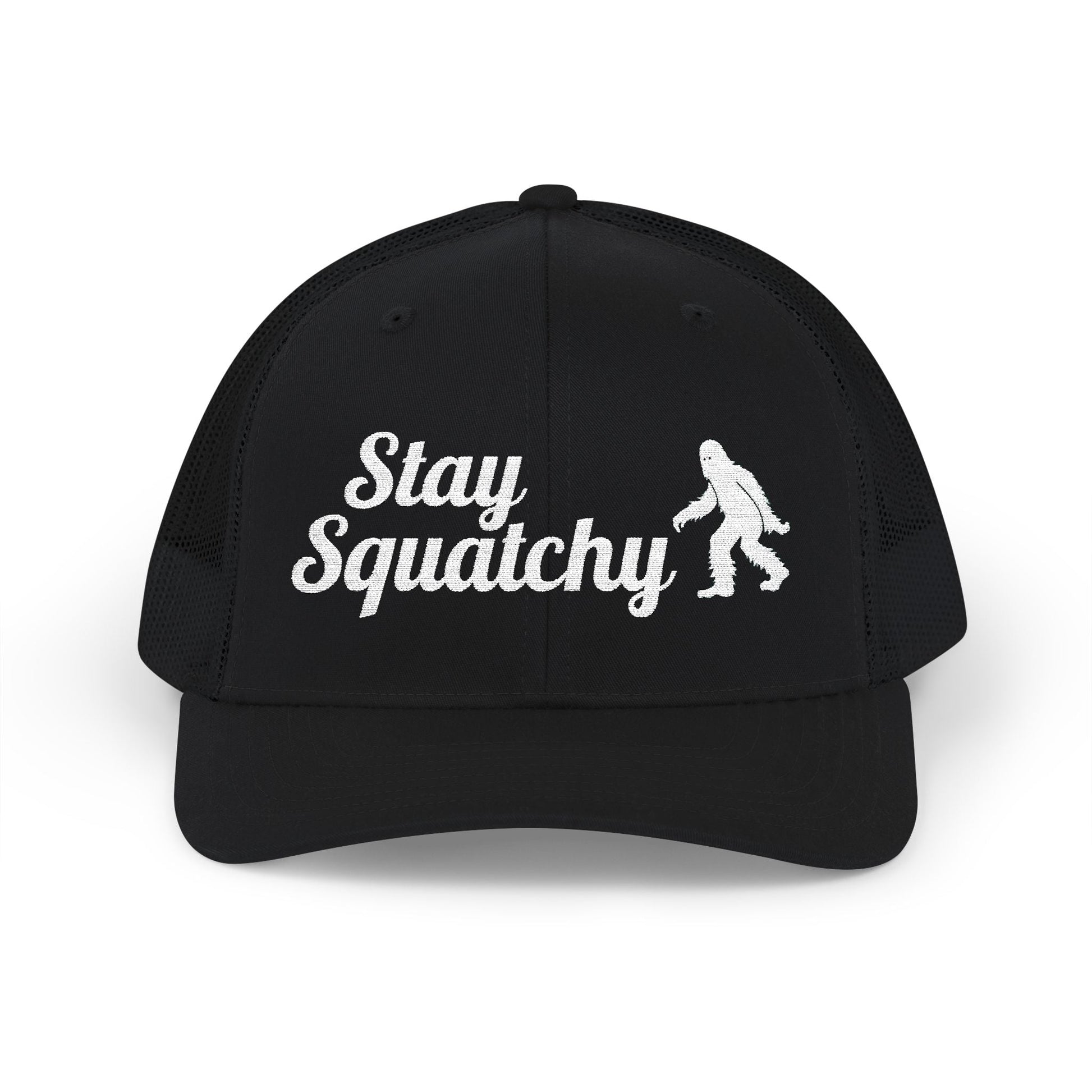 Hats - Stay Squatchy Hat | Trucker Cap | Bigfoot, Funny from Crypto Zoo Tees