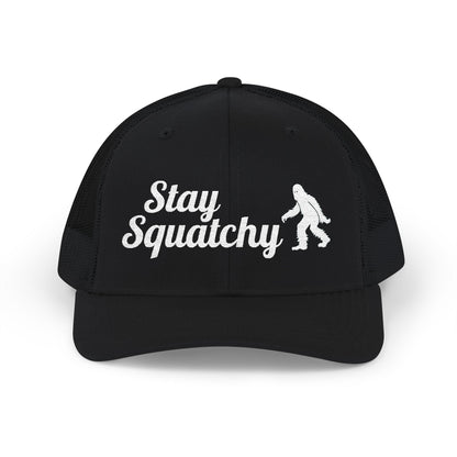 Hats - Stay Squatchy Hat | Trucker Cap | Bigfoot, Funny from Crypto Zoo Tees