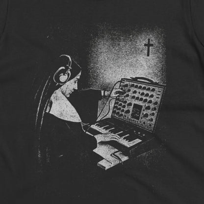 T-Shirt - Synth Nun Apparel | T-shirt, Sweatshirt, Hoodie, Tank | Music | Retro & Vintage from Crypto Zoo Tees