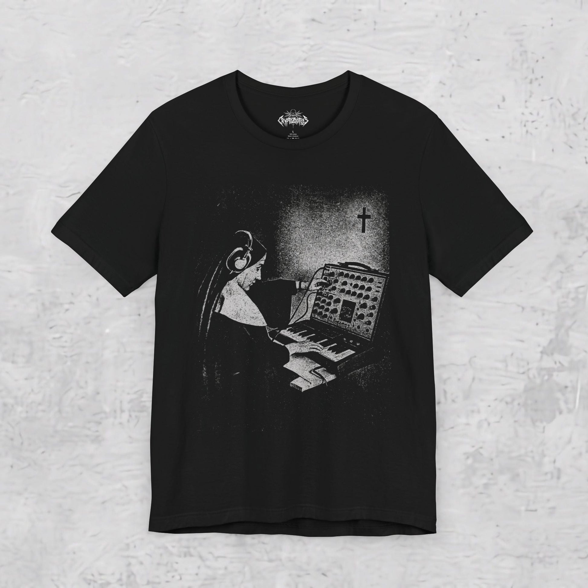 T-Shirt - Synth Nun Apparel | T-shirt, Sweatshirt, Hoodie, Tank | Music | Retro & Vintage from Crypto Zoo Tees
