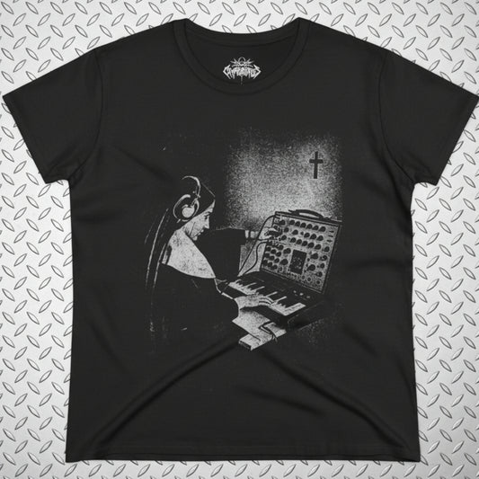 T-Shirt - Synth Nun Apparel | T-shirt, Sweatshirt, Hoodie, Tank | Music | Retro & Vintage from Crypto Zoo Tees