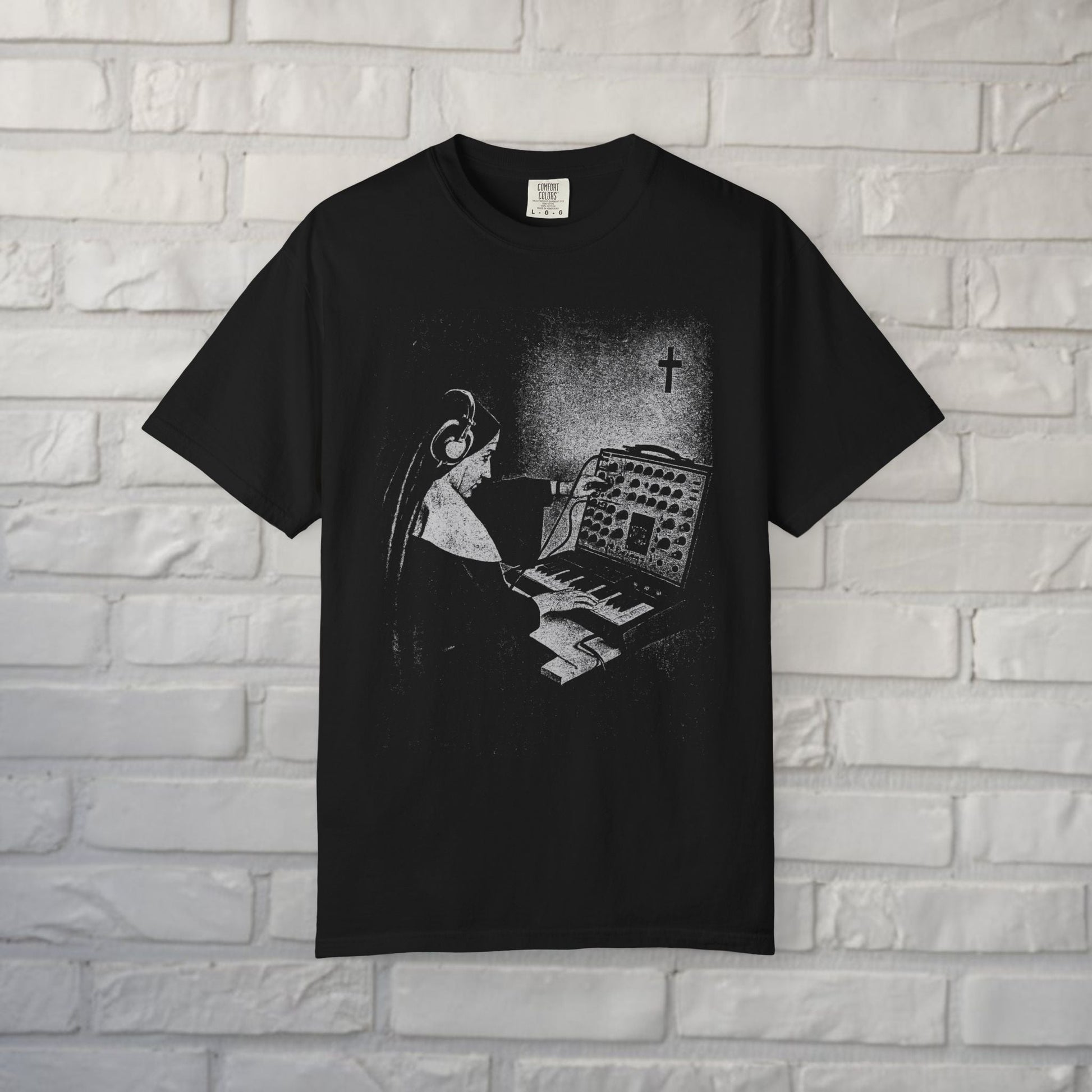 T-Shirt - Synth Nun Apparel | T-shirt, Sweatshirt, Hoodie, Tank | Music | Retro & Vintage from Crypto Zoo Tees