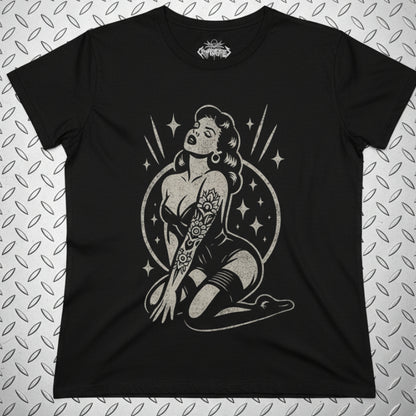 T-Shirt - Tattooed Pinup Apparel | Racerback Tank, Sweatshirt, Hoodie, Tee | Tattoo, Retro & Vintage | Rockabilly from Crypto Zoo Tees