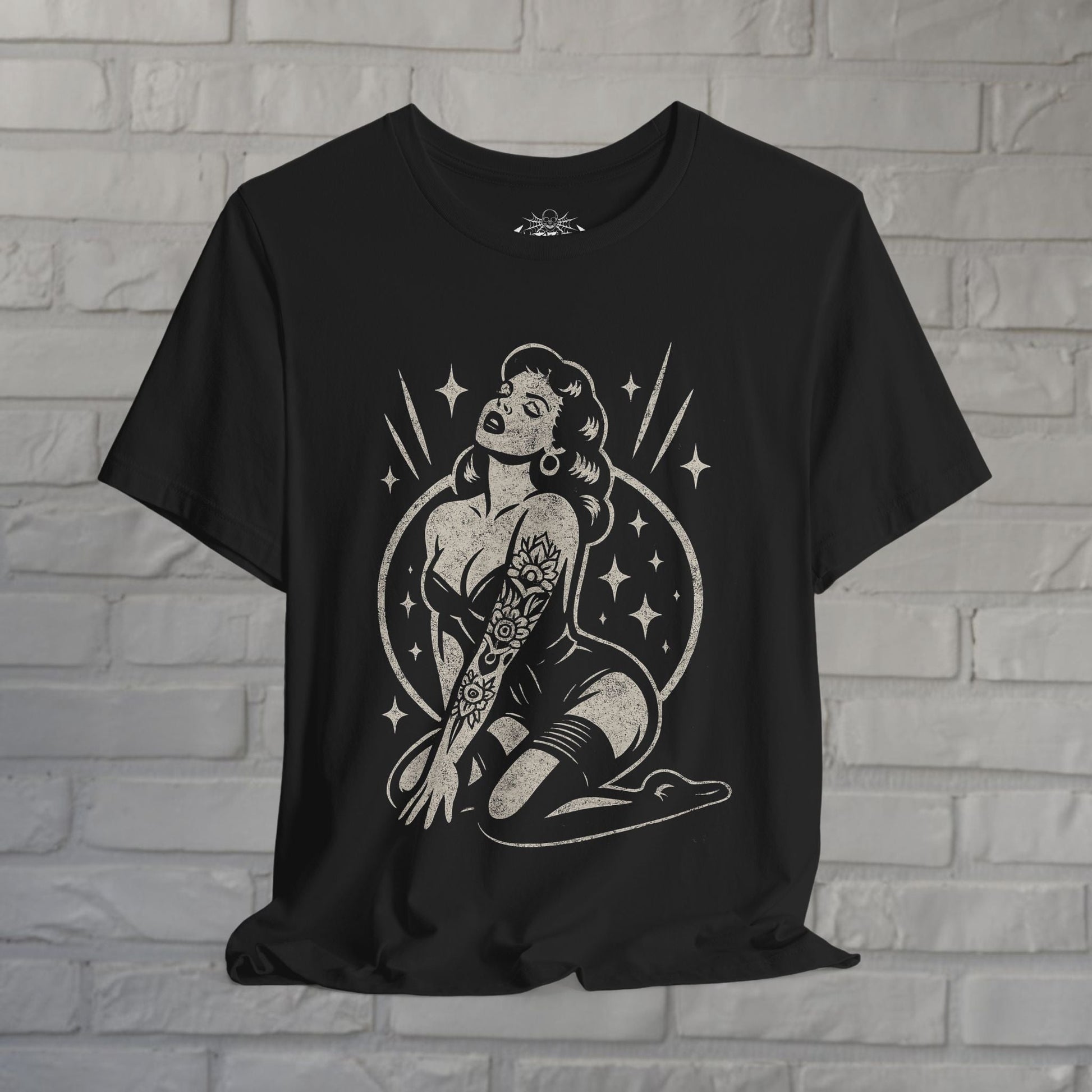T-Shirt - Tattooed Pinup Apparel | Racerback Tank, Sweatshirt, Hoodie, Tee | Tattoo, Retro & Vintage | Rockabilly from Crypto Zoo Tees