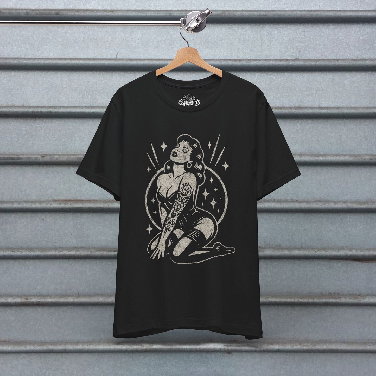 T-Shirt - Tattooed Pinup Apparel | Racerback Tank, Sweatshirt, Hoodie, Tee | Tattoo, Retro & Vintage | Rockabilly from Crypto Zoo Tees