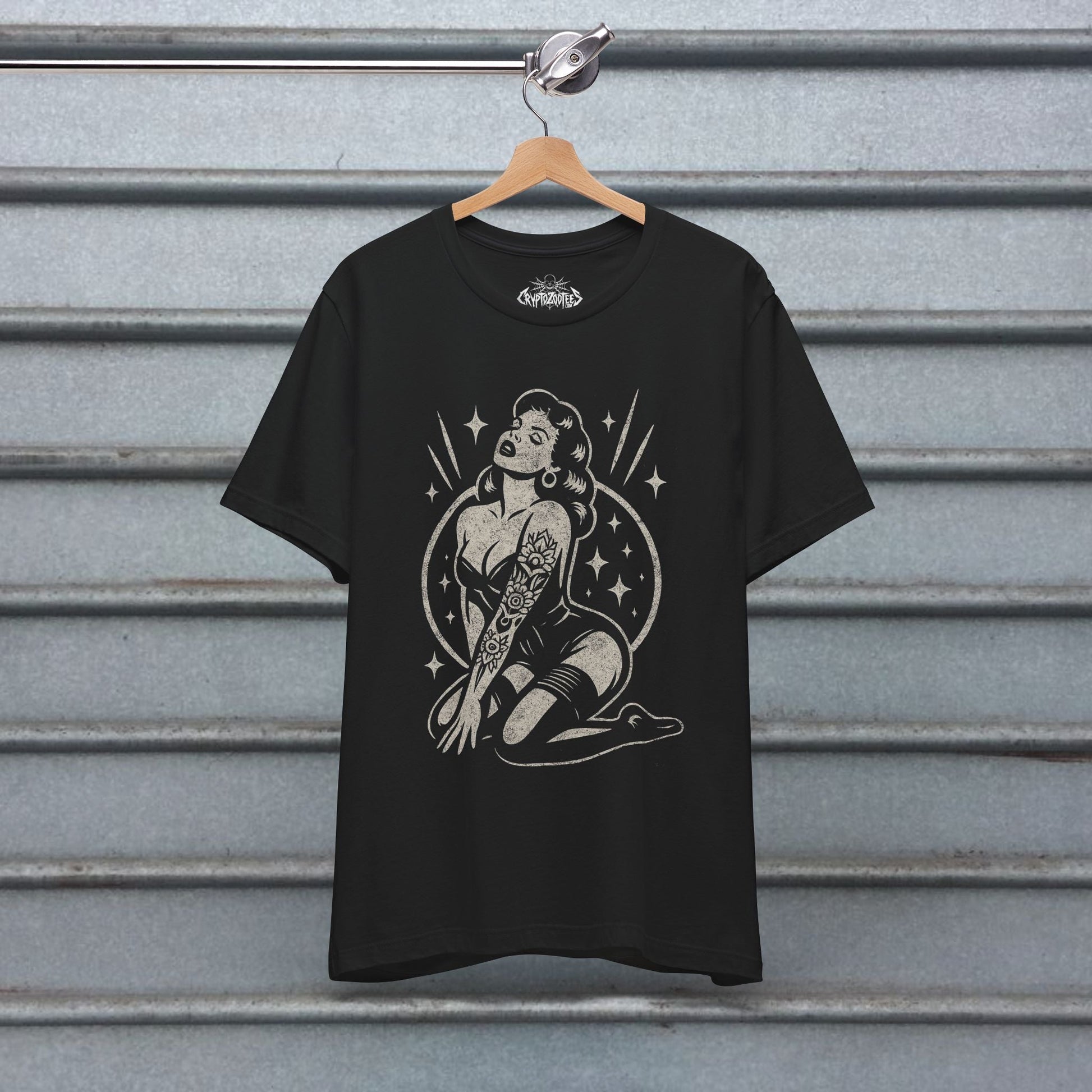 T-Shirt - Tattooed Pinup Apparel | Racerback Tank, Sweatshirt, Hoodie, Tee | Tattoo, Retro & Vintage | Rockabilly from Crypto Zoo Tees