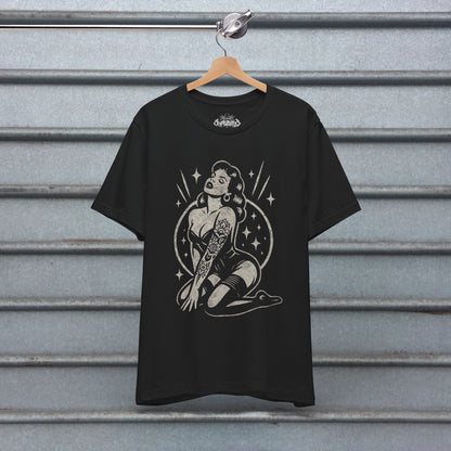 T-Shirt - Tattooed Pinup Apparel | Racerback Tank, Sweatshirt, Hoodie, Tee | Tattoo, Retro & Vintage | Rockabilly from Crypto Zoo Tees