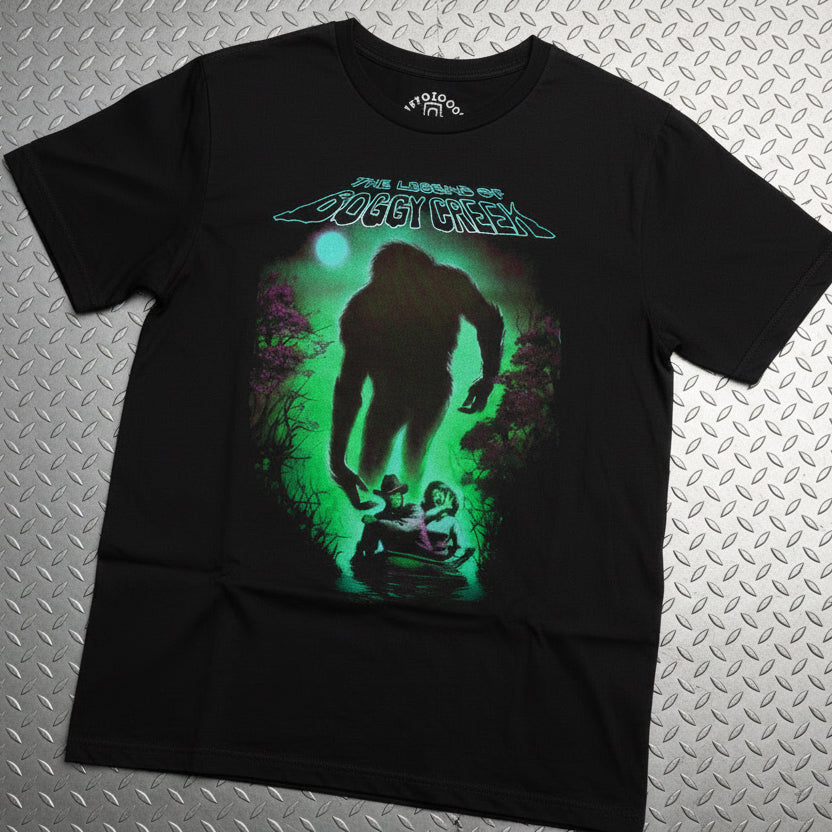 Boggy Creek Movie Shirt | Light Fitted - Unisex Bella+Canvas 3001 | Bigfoot, Cryptids | Retro & Vintage