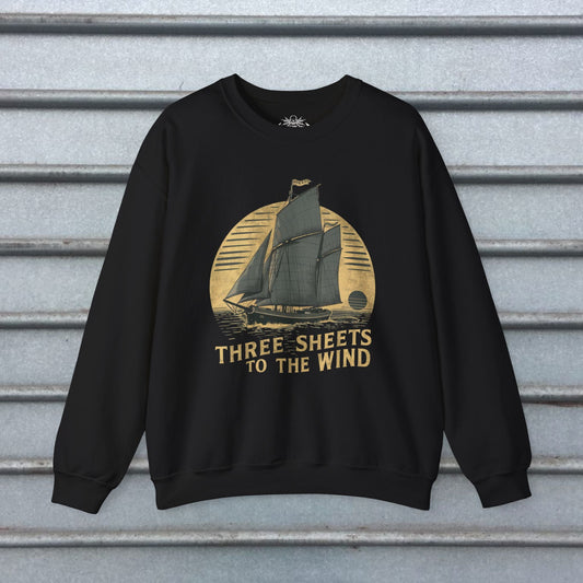 Sweatshirt - three sheets sweatshirt from Crypto Zoo Tees