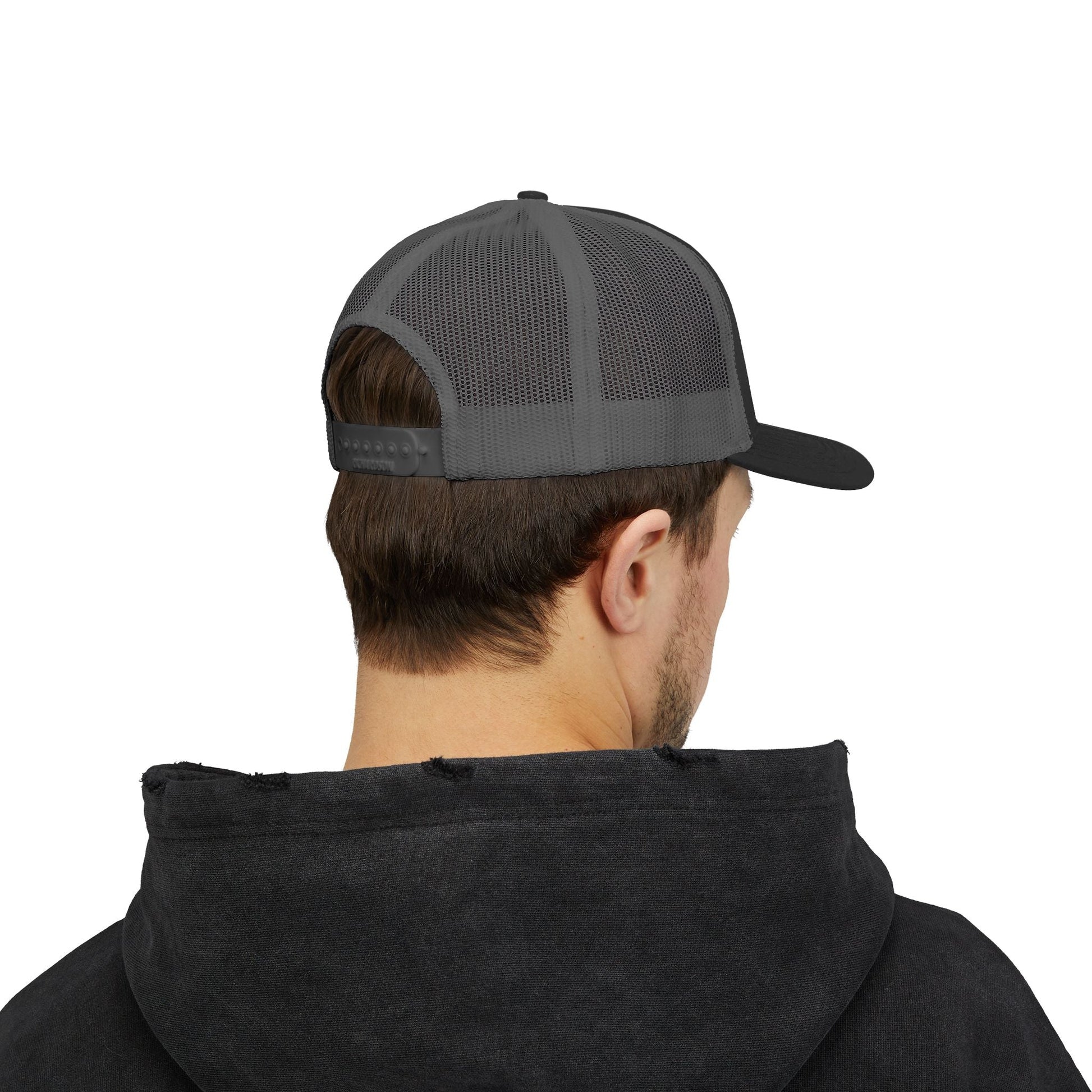 Hats - Trevor Wear - Show Me Your Putthole - Putt Pirates Disc Golf League Truck Cap from Crypto Zoo Tees