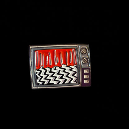  - Twin Peaks TV Pin | Pinback Button | Ghosts & Paranormal, Retro & Vintage | Goth/Gothic, Punk from Crypto Zoo Tees