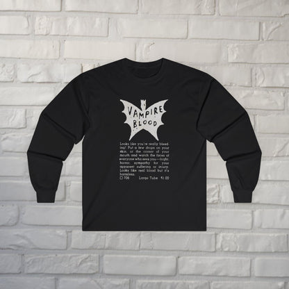 T-Shirt - Vampire Blood Vintage Comic Ad | Pullover Hoodie from Crypto Zoo Tees