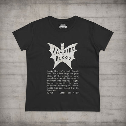 T-Shirt - Vampire Blood Vintage Comic Ad | Pullover Hoodie from Crypto Zoo Tees