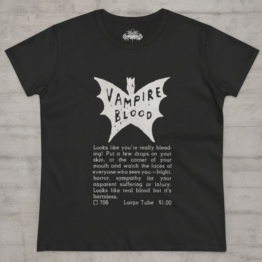 T-Shirt - Vampire Blood Vintage Comic Ad | Pullover Hoodie from Crypto Zoo Tees
