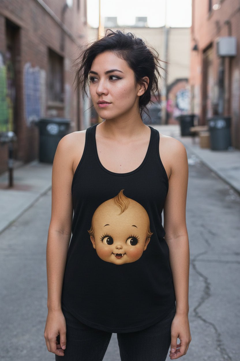 Hoodie - Vampire Kewpie Doll Shirt | Horror | Goth/Gothic | Pullover Hoodie from SHIRT MONSTERS