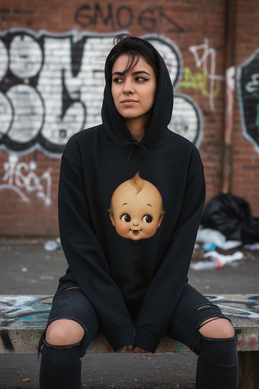 Hoodie - Vampire Kewpie Doll Shirt | Horror | Goth/Gothic | Pullover Hoodie from SHIRT MONSTERS