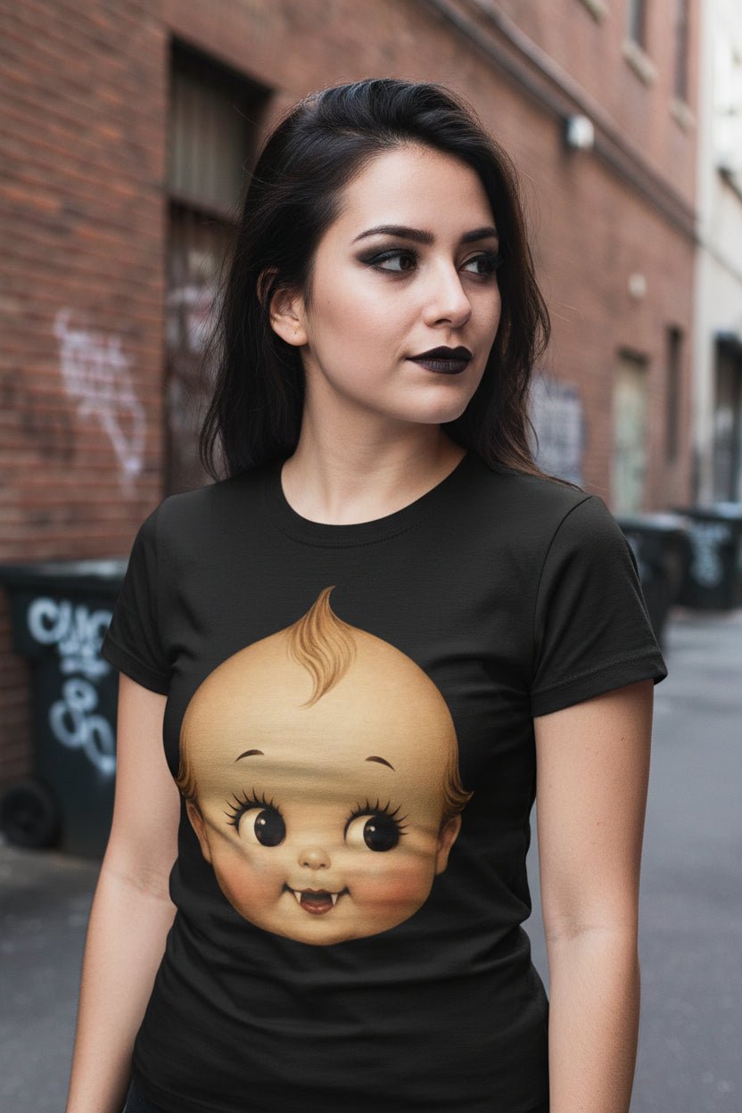 Hoodie - Vampire Kewpie Doll Shirt | Horror | Goth/Gothic | Pullover Hoodie from SHIRT MONSTERS
