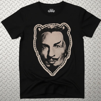 T-Shirt - Vincent Price Cut Out Mask Shirt | Ladies Tee - Gildan 5000L | Horror, Halloween | Goth/Gothic from SHIRT MONSTERS