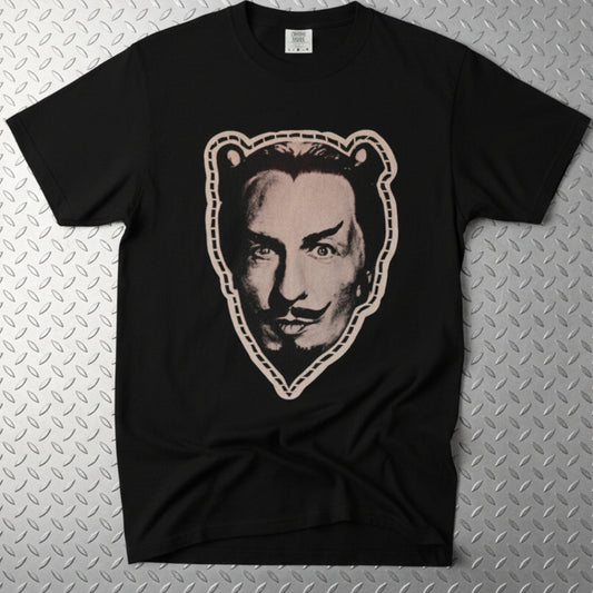 T-Shirt - Vincent Price Cut Out Mask Shirt | Unisex Heavy Vintage - Unisex Comfort Colors 1717 | Horror, Halloween | Goth/Gothic from SHIRT MONSTERS