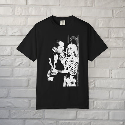 Hoodie - Vincent Price Skeleton | Classic Horror Goth | Zipper Hoodie from SHIRT MONSTERS