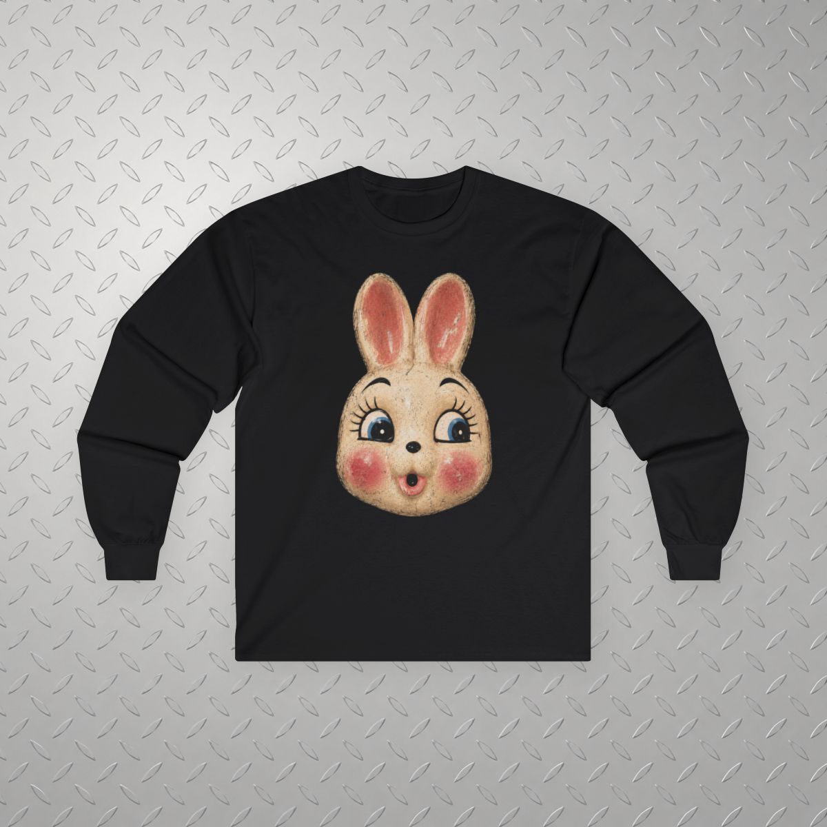 T-Shirt - Vintage Bunny Mask Shirt | Halloween | Goth/Gothic | Pullover Hoodie from SHIRT MONSTERS