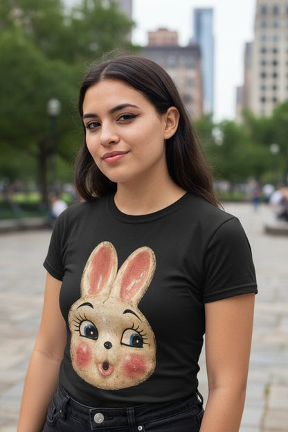 T-Shirt - Vintage Bunny Mask Shirt | Halloween | Goth/Gothic | Pullover Hoodie from SHIRT MONSTERS
