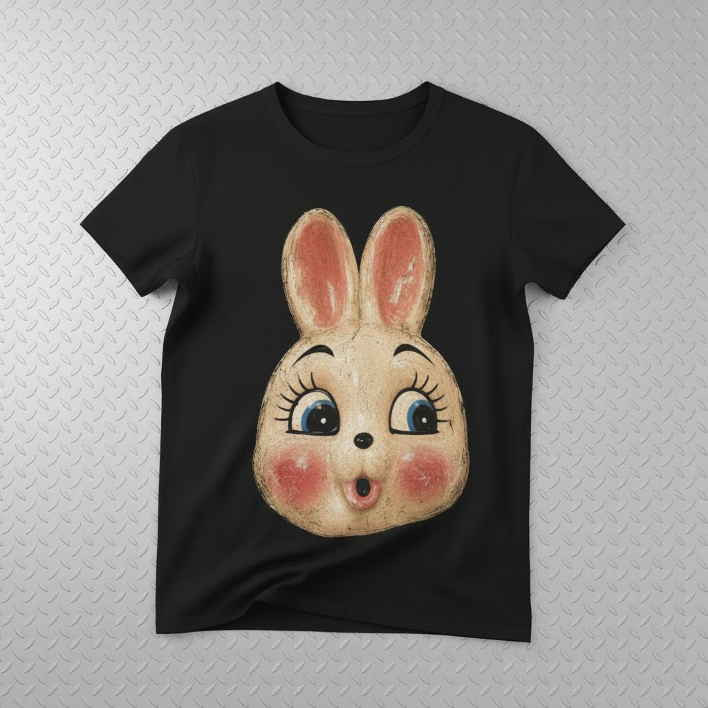 T-Shirt - Vintage Bunny Mask Shirt | Halloween | Goth/Gothic | Pullover Hoodie from SHIRT MONSTERS