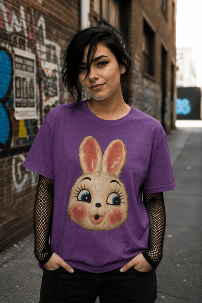 T-Shirt - Vintage Bunny Mask Shirt | Halloween | Goth/Gothic | Pullover Hoodie from SHIRT MONSTERS