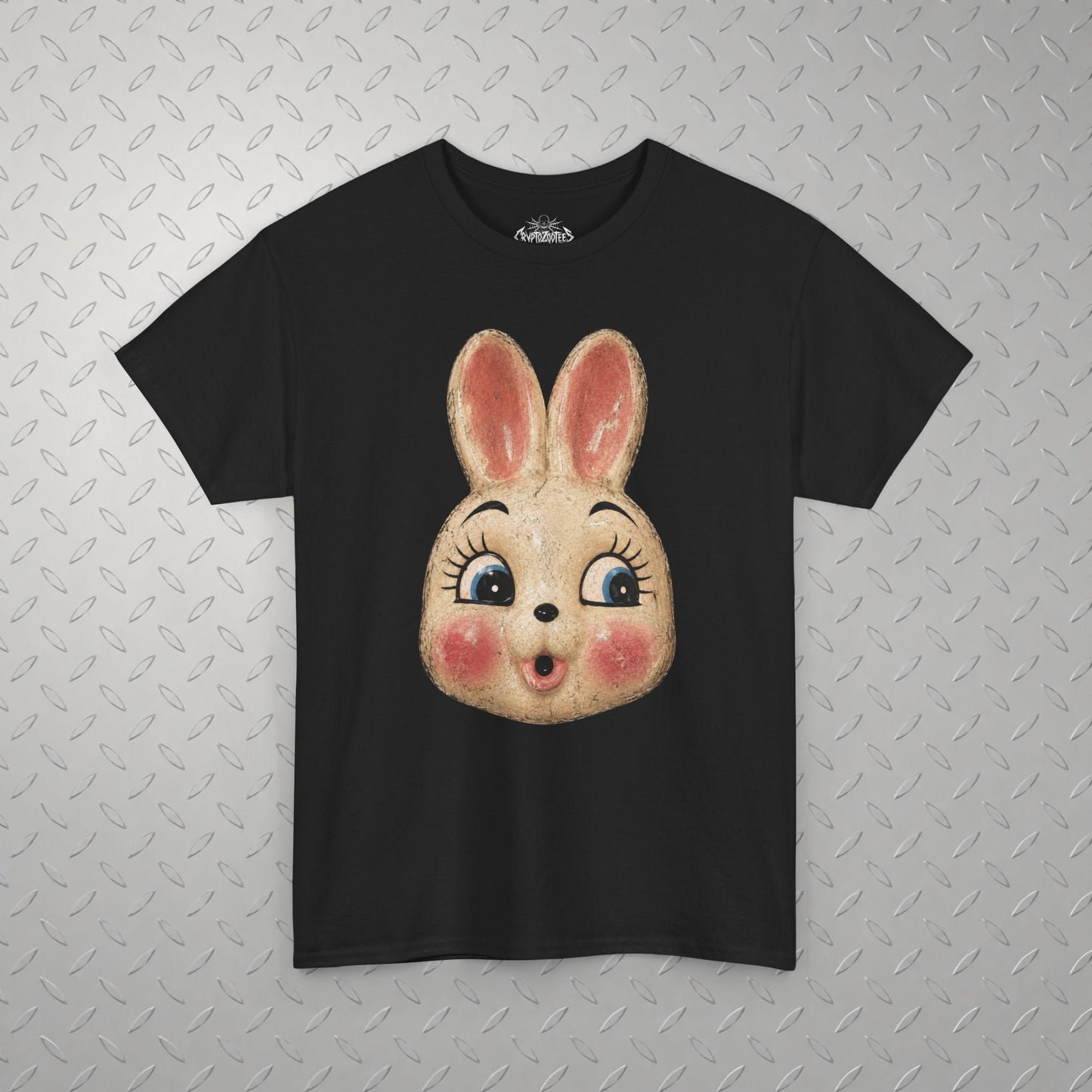 T-Shirt - Vintage Bunny Mask Shirt | Halloween | Goth/Gothic | Pullover Hoodie from SHIRT MONSTERS