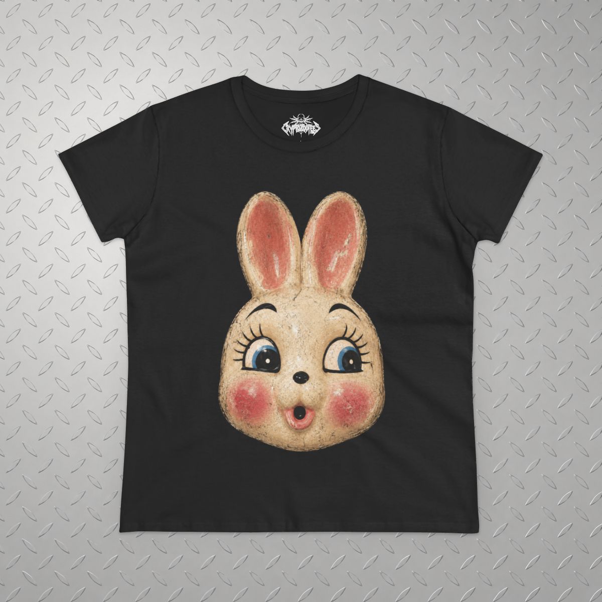 T-Shirt - Vintage Bunny Mask Shirt | Halloween | Goth/Gothic | Pullover Hoodie from SHIRT MONSTERS