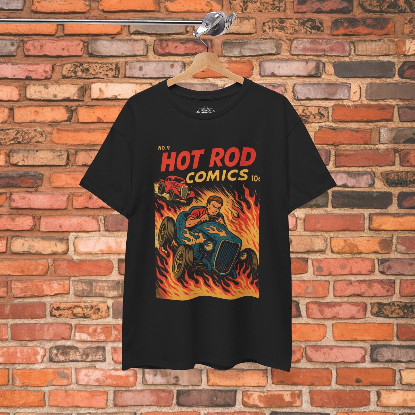 T-Shirt - Vintage Hot Rod Shirt | Unisex T-shirt | Retro &amp; Vintage, Comics | Rockabilly from Crypto Zoo Tees