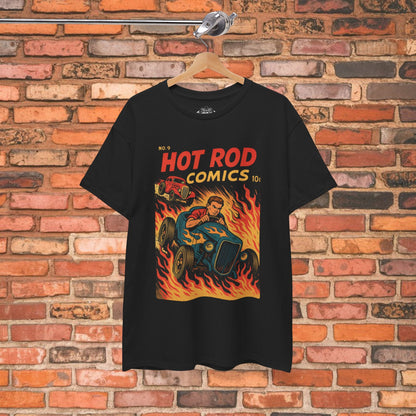 T-Shirt - Vintage Hot Rod Shirt | Unisex T-shirt | Retro &amp; Vintage, Comics | Rockabilly from Crypto Zoo Tees