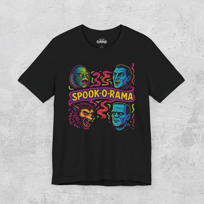 T-Shirt - Vintage Monster Mash | Unisex T-shirt (Bella+Canvas 3001) | Horror, Halloween | Retro Vintage from Crypto Zoo Tees