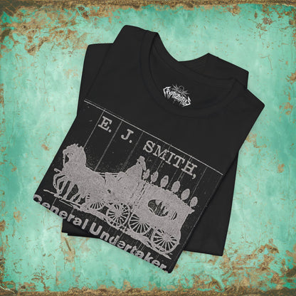 T-Shirt - VINTAGE UNDERTAKER SHIRT - Soft Cotton T-shirt - Punk Goth Horror Macabre Tee from Crypto Zoo Tees
