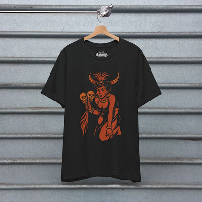 T-Shirt - Voodoo Queen Comic | Unisex T-shirt (Bella+Canvas 3001) | Horror, Spiritual | Rockabilly, Punk from Crypto Zoo Tees