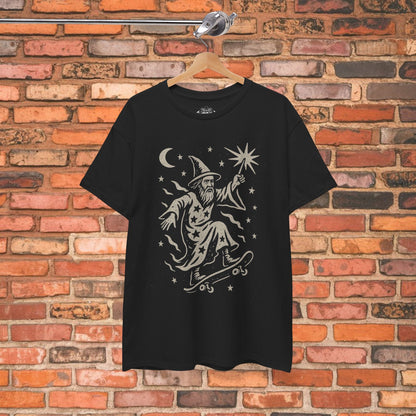 T-Shirt - Wizard Skateboard Shirt | Unisex T-shirt | Funny, Skateboard | Punk from Crypto Zoo Tees