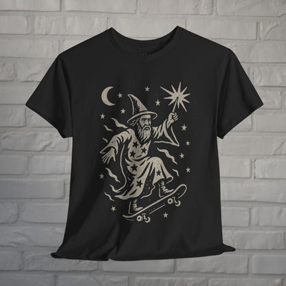 T-Shirt - Wizard Skateboard Shirt | Unisex T-shirt | Funny, Skateboard | Punk from Crypto Zoo Tees