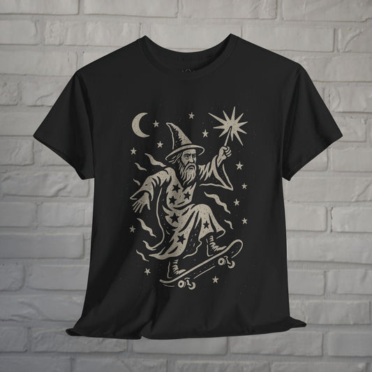 T-Shirt - Wizard Skateboard Shirt | Unisex T-shirt | Funny, Skateboard | Punk from Crypto Zoo Tees